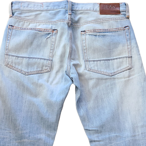 JEAN SHOP Rocker 100% Cotton Light Wash Jeans *ALTERED* JM0002706 Men's 31 x‎ 29 - Picture 4 of 10